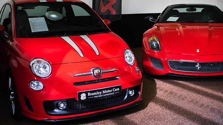 What does this Abarth and Ferrari 599 have in common?