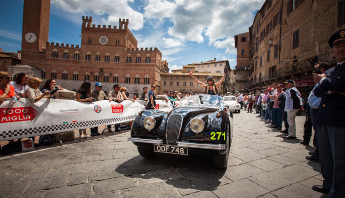 Jaguar Celebrate 80th Anniversary at the Mille Miglia