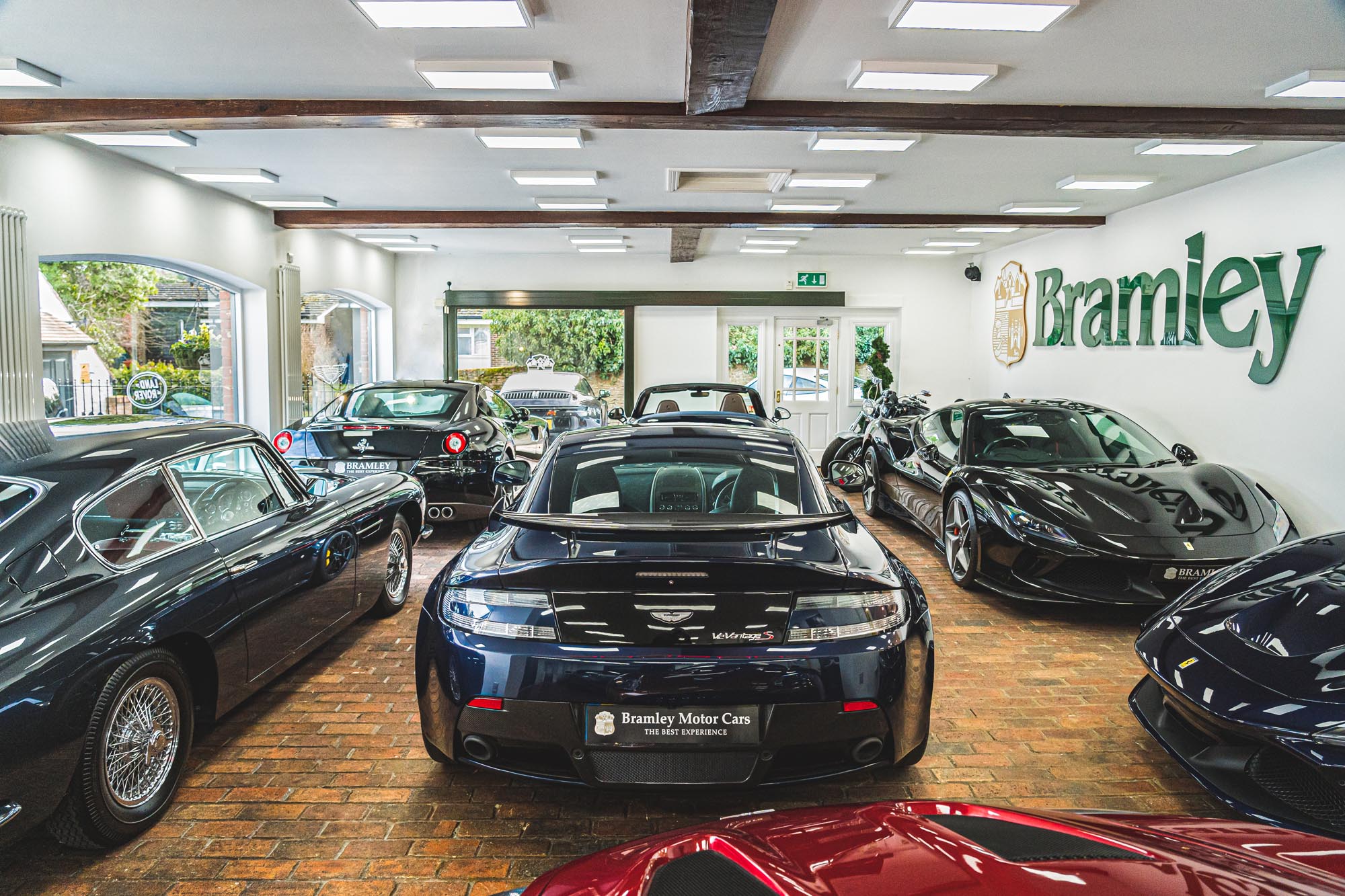 Aston Martin and Ferrari dealer in Surrey near London