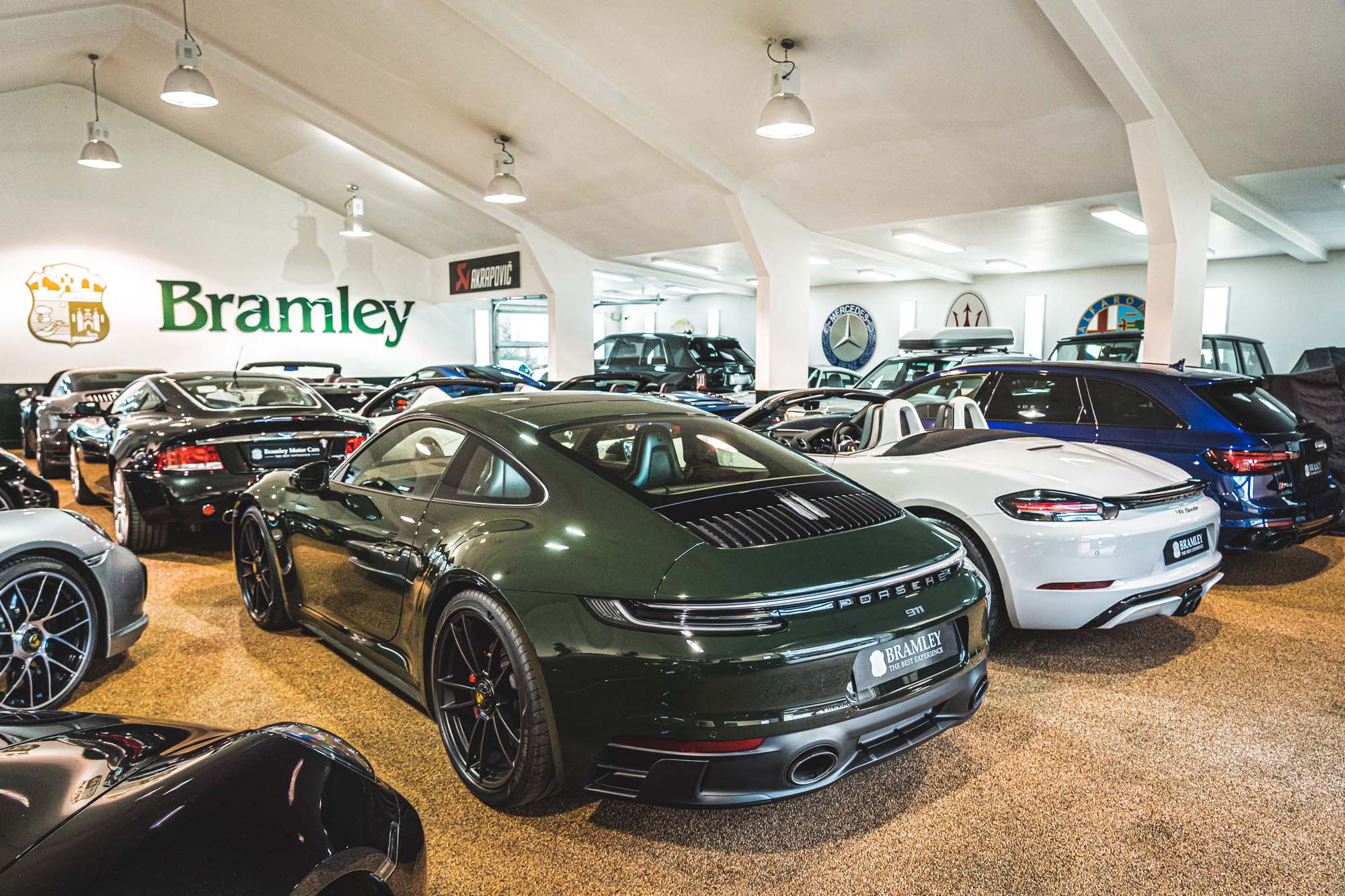 Porsche and Audi dealer in Surrey near London